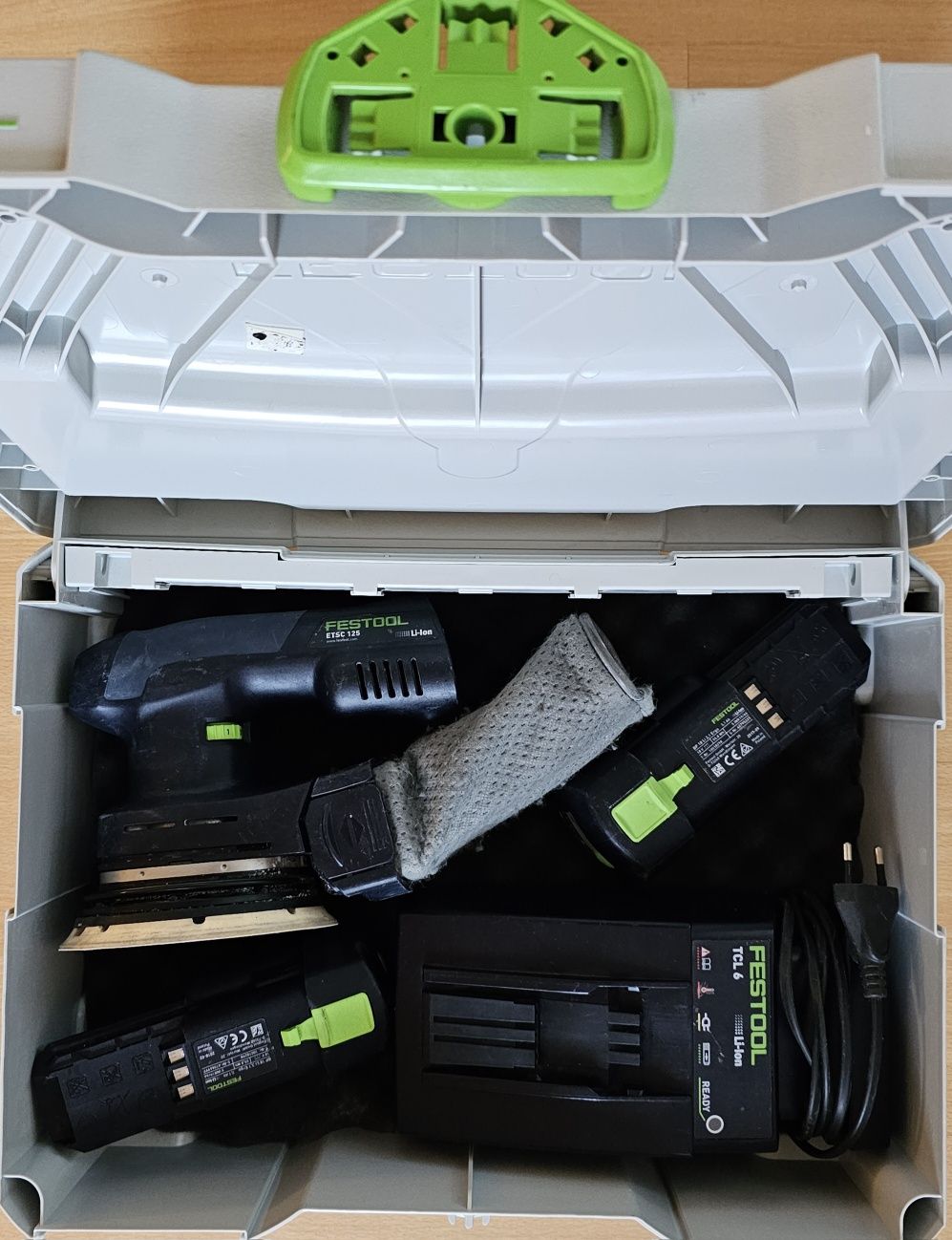 FESTOOL ETSC 125 Szlifierka Mimośrodowa 2xAku3.1Ah Ładowarka Systainer