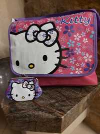 Oryginalna torba listonoszka na wycieczki Hello Kitty / prezent dla d