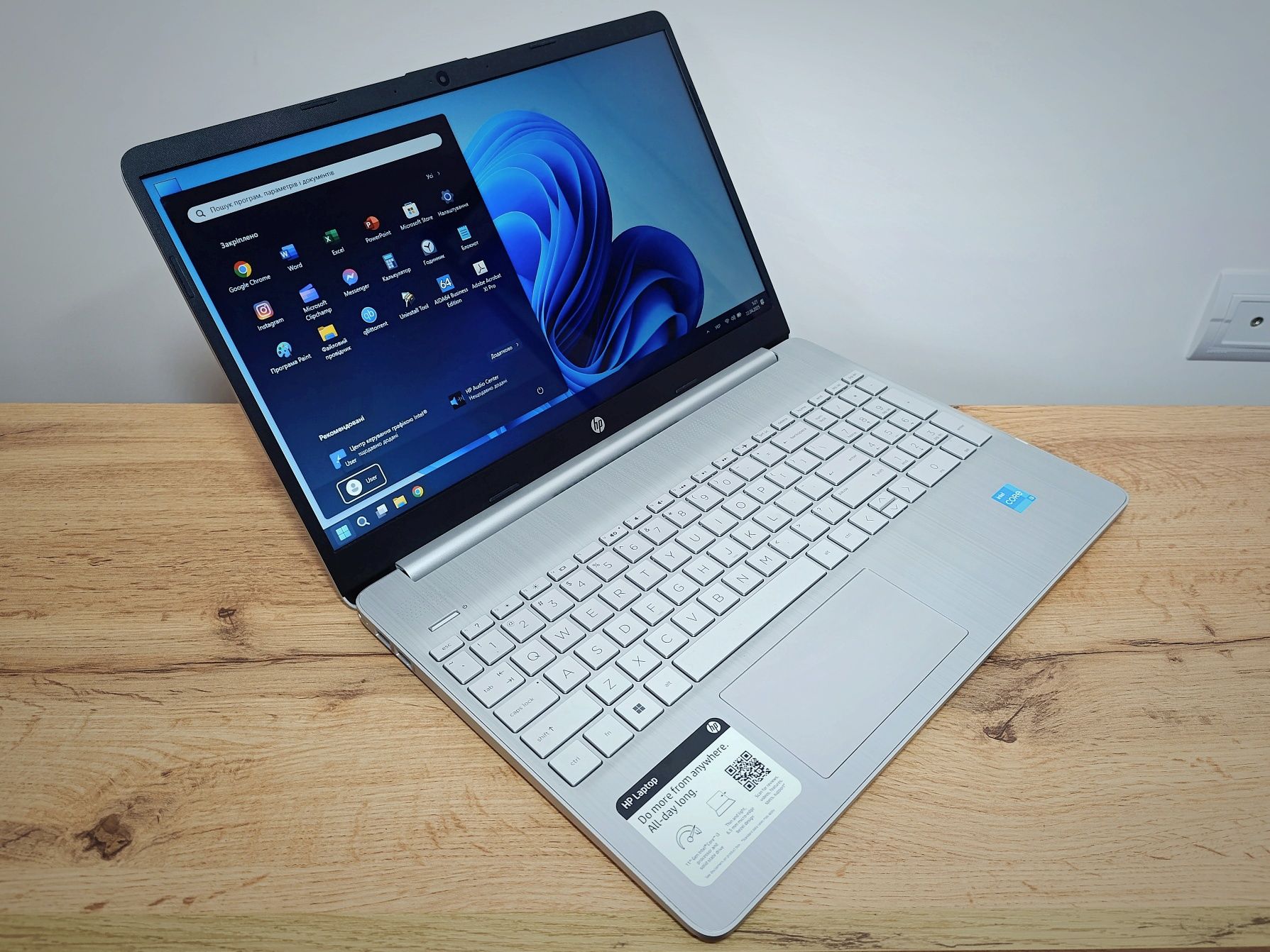 15'6 ноутбук HP/i3-1005G1/8GB DDR4/SSD 256GB/АКБ 0% зносу