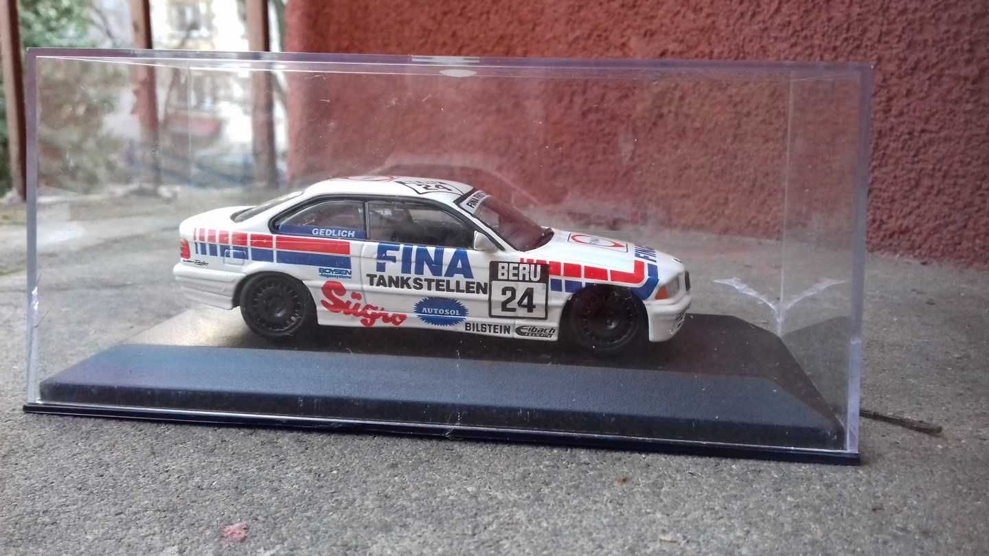 1994 BMW 325i Coupe E36 DTM 1:43 Minichamps model samochodu m3