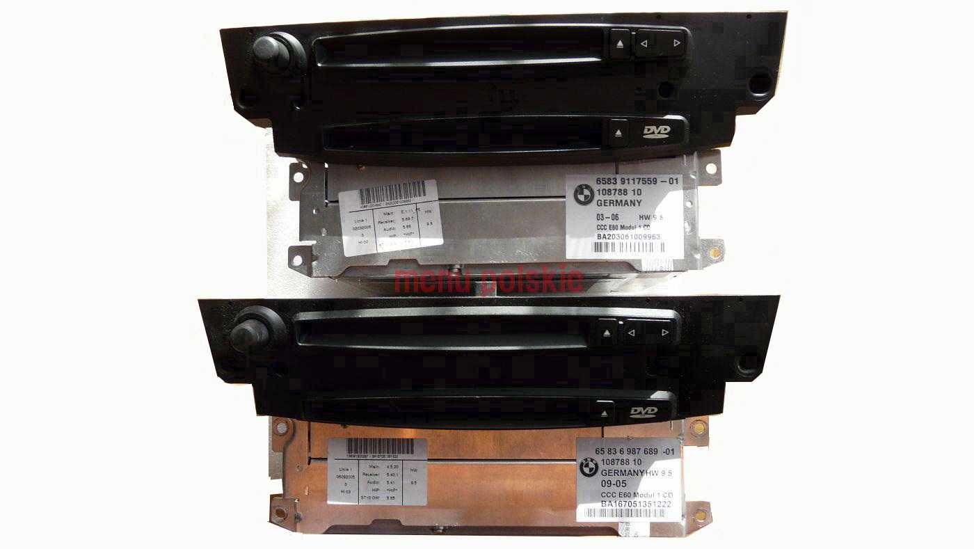 NAPRAWA Nawigacji CCC CIC BMW E60 E90 E70 E84 F10 F01 F25 Polskie Menu