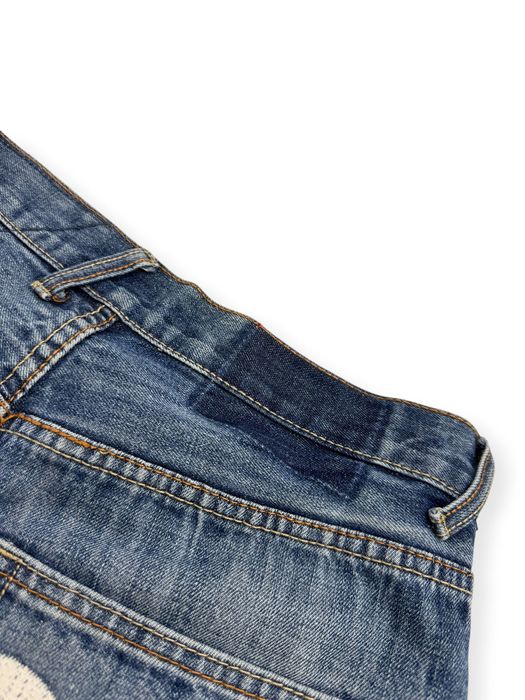 Spodnie evisu z nadrukiem z tyłu