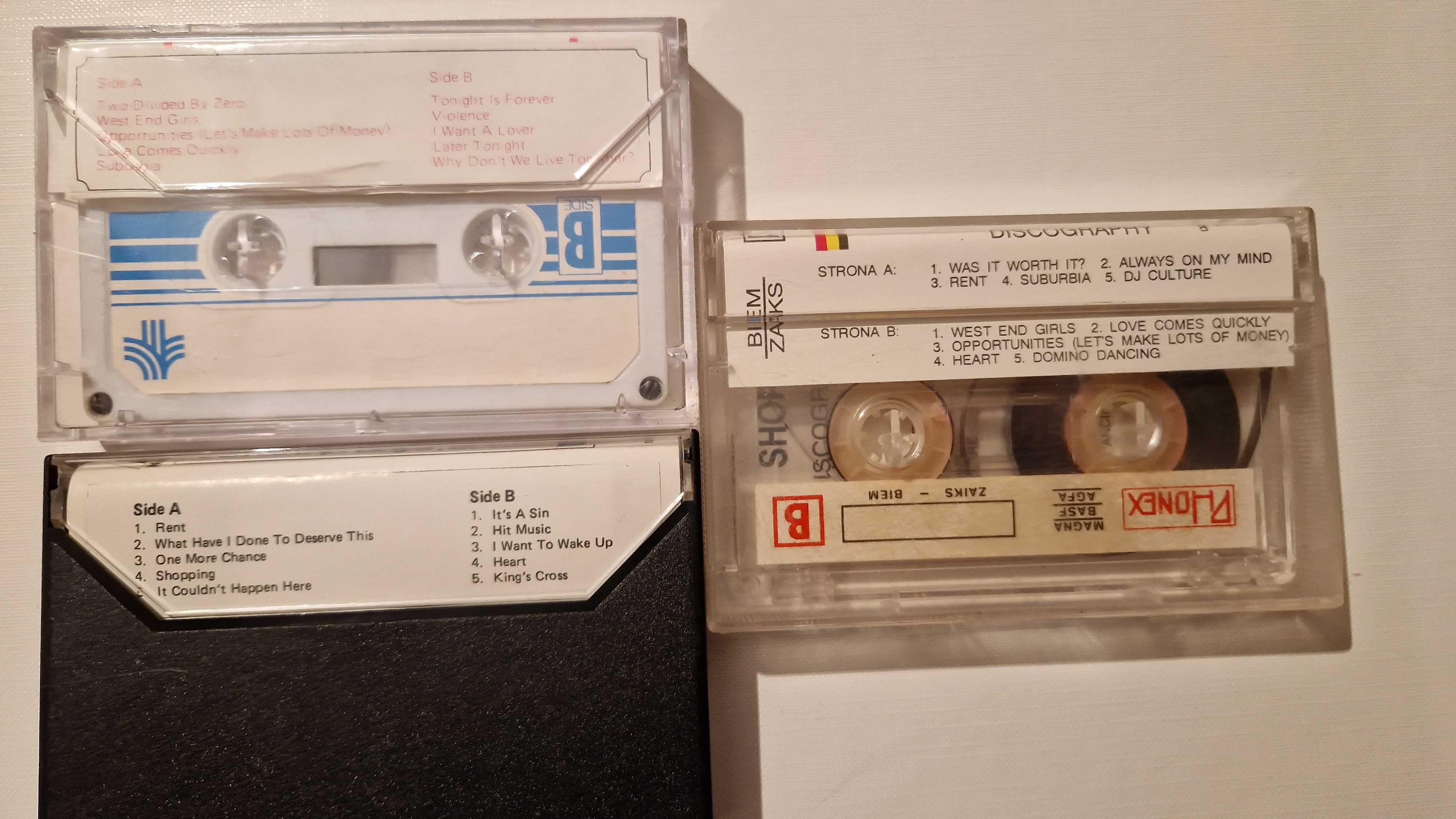 kaseta kasety Pet Shop Boys