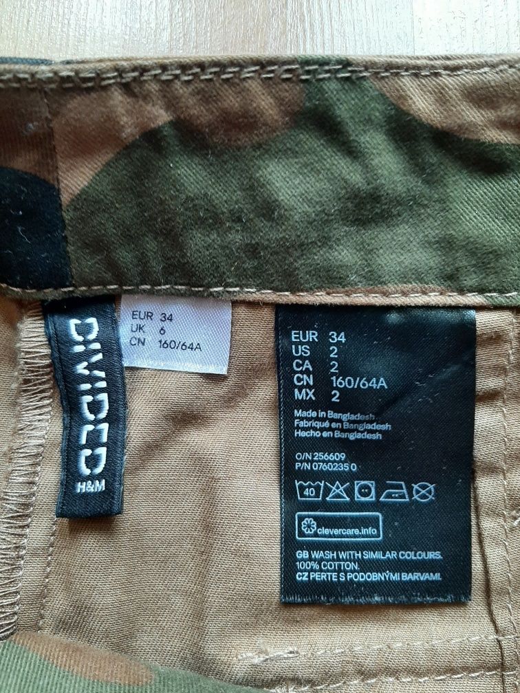 Spódnica H&M moro r. 34 XS