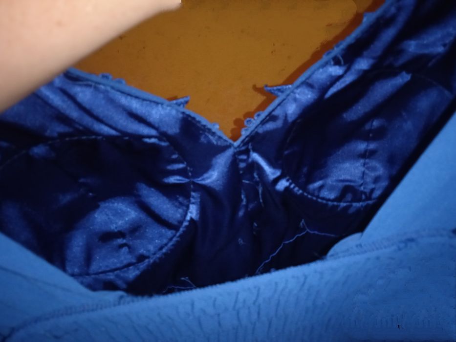 Vestido de cerimónia azul marinho  S/M