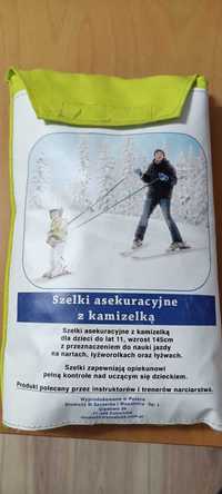 Szelki asekuracyjne z kamizelką dla dzieci do 11 lat.