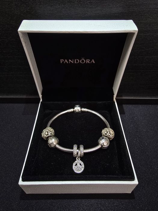 pulseira prata pandora