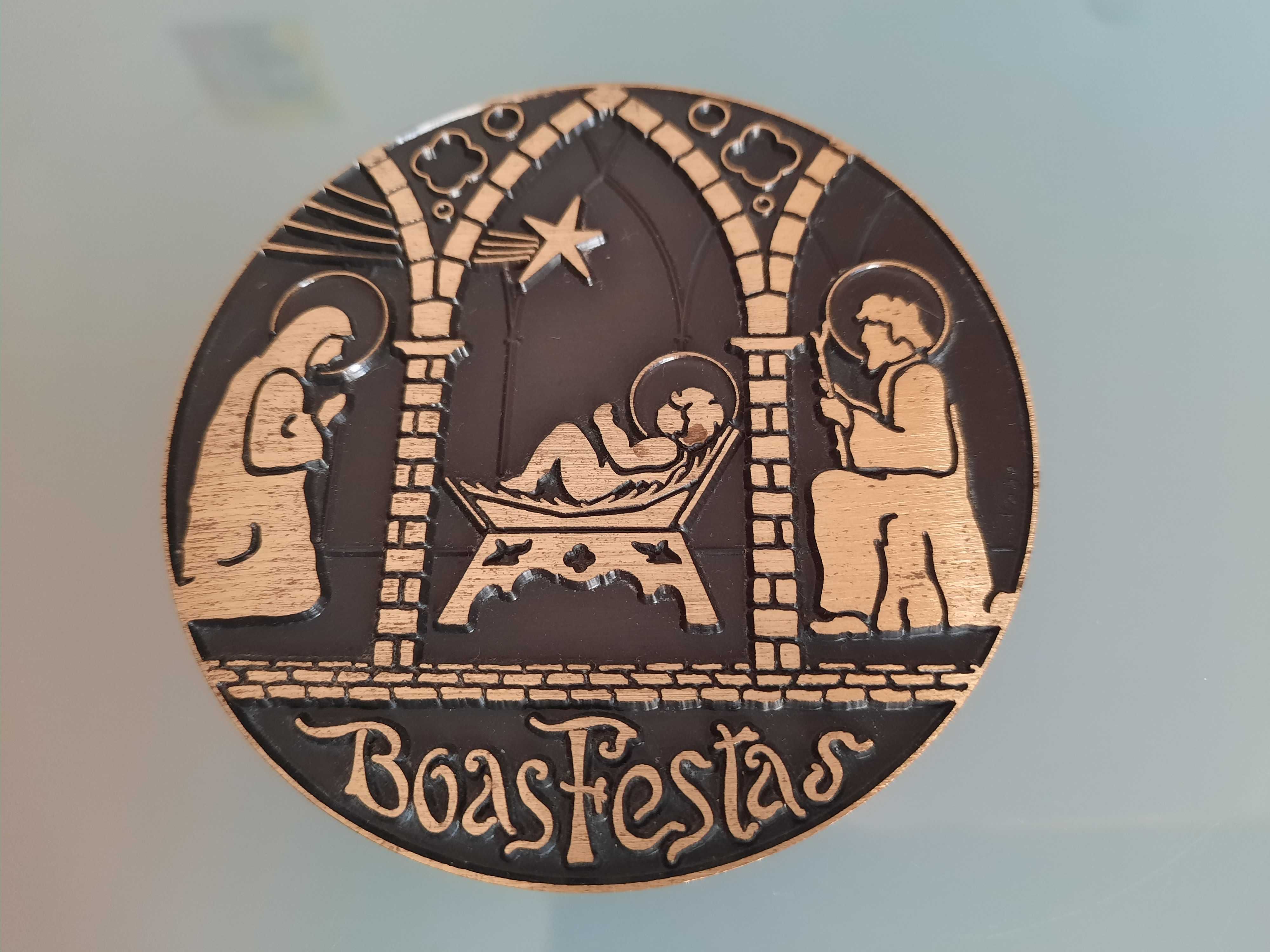 Medalha de Bronze - Boas Festas - PAX - 1983