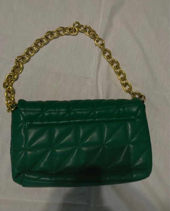 Przepiekna zielona torebka na ramię
