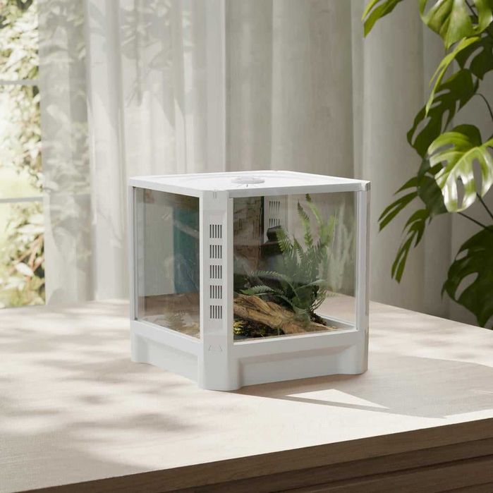 Terrarium 15x15x15 Białe Dla Modliszki, Skakuna, Ptasznika, Pająka