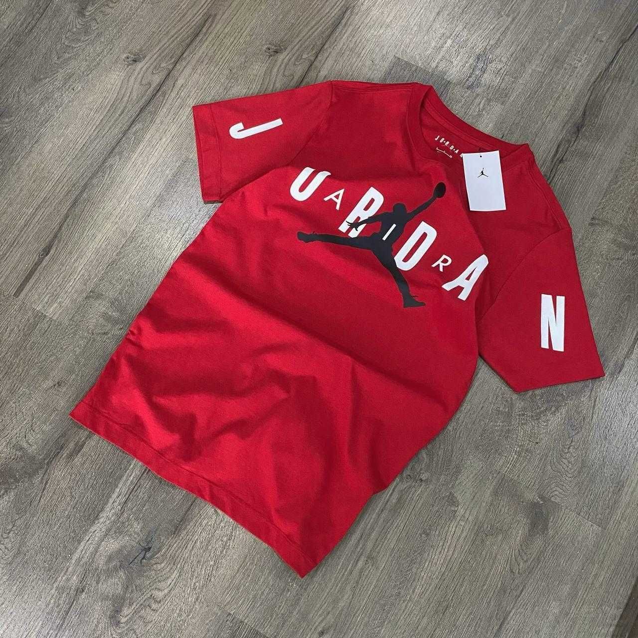 футболка JORDAN AIR Stretch Crew DV1445-687 ОРИГІНАЛ червона nike L XL