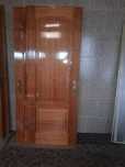 Porta madeira como nova