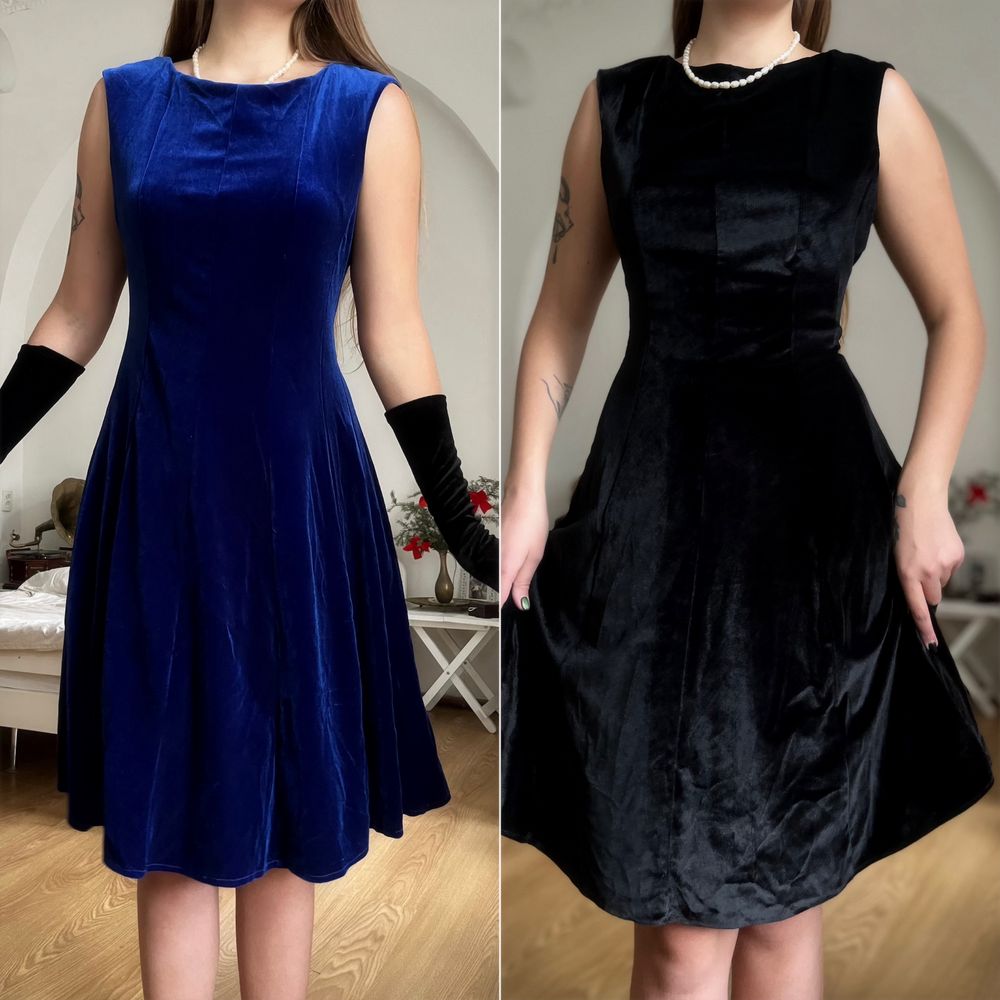 2 оксамитові сукні