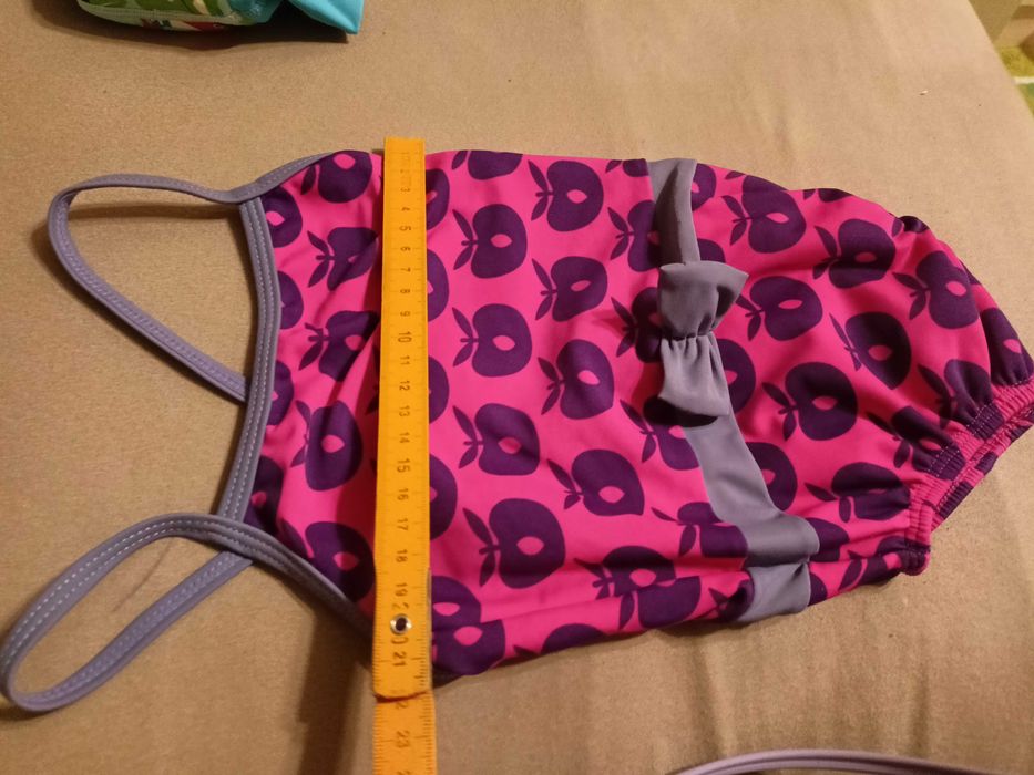 kostium strój kąpielowy z pieluchą do wody dopływnia na basen 68 74