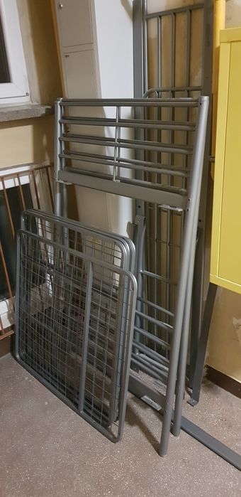 Łóżko piętrowe metalowe IKEA