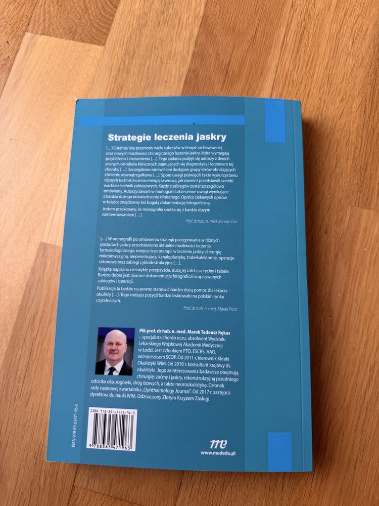 Strategie leczenia jaskry .. Marek Rękas- ksiazka nowa