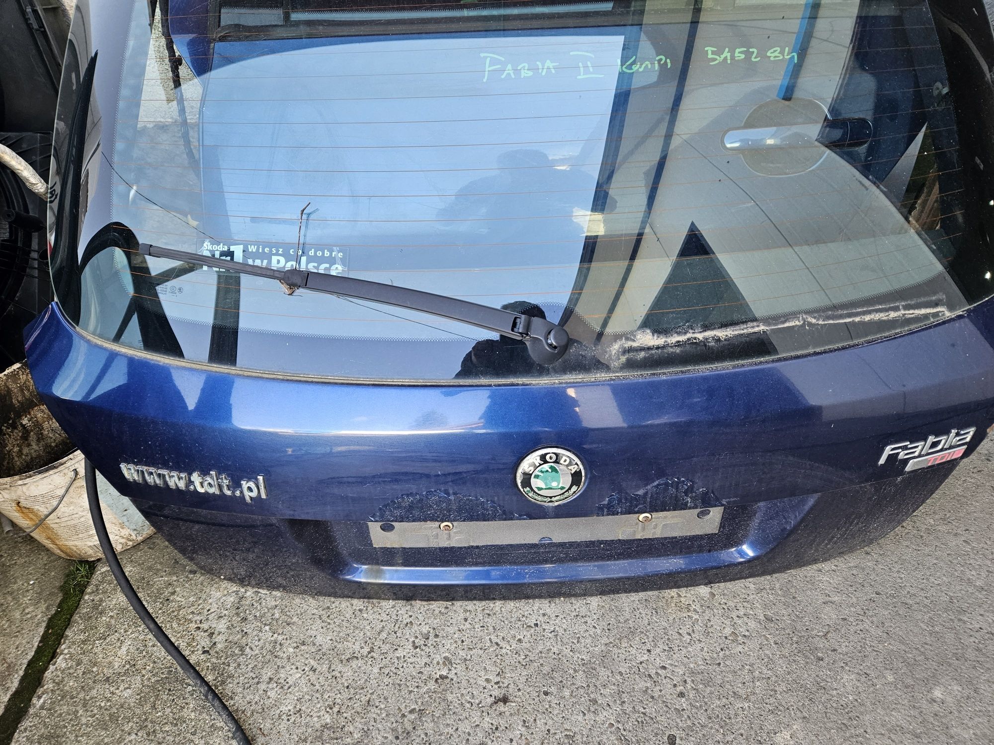 Skoda Fabia II Klapa tył Kombi