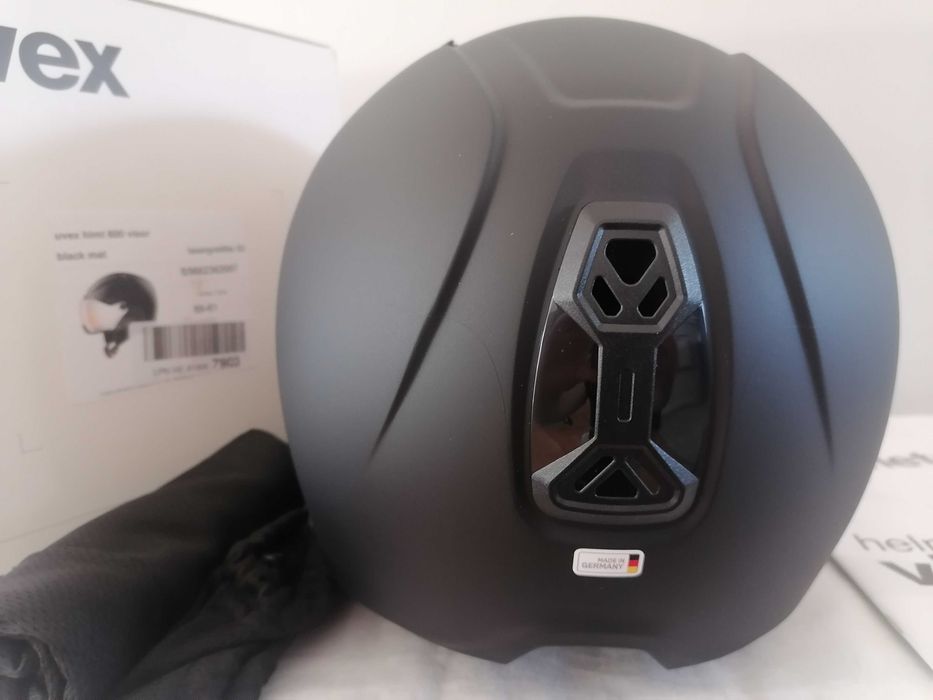 Kask narciarski Uvex HLMT 600 Visor Black Mat XL 59-61cm