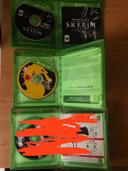 Лот ігрових дисків для Xbox one