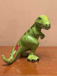 Figurka dinozaura z ceramiki szkliwionej