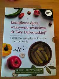 Zestaw 4 książek,,dieta warzywno-owocowa" Ewy Dąbrowskiej