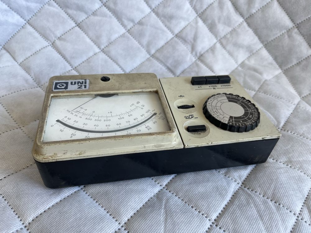 Miernik Analogowy Multimetr Uni21 Vintage Retro DDR PRL Elektryka