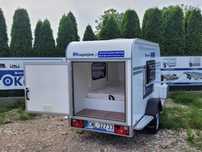 Mini Kamper / Przyczepa Towarowa TOMPLAN Wynajem Wypożyczalnia Camping