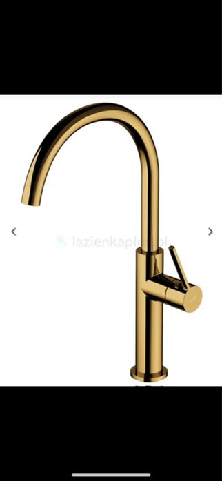 Omnires Tula bateria kuchenna stojąca zloty połysk TL6050GL