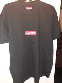 Koszulka Supreme box logo red on black Nowa !