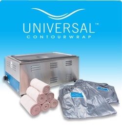 Universal contur wrap kompletny zestaw do wyszczuplania sylwetki.