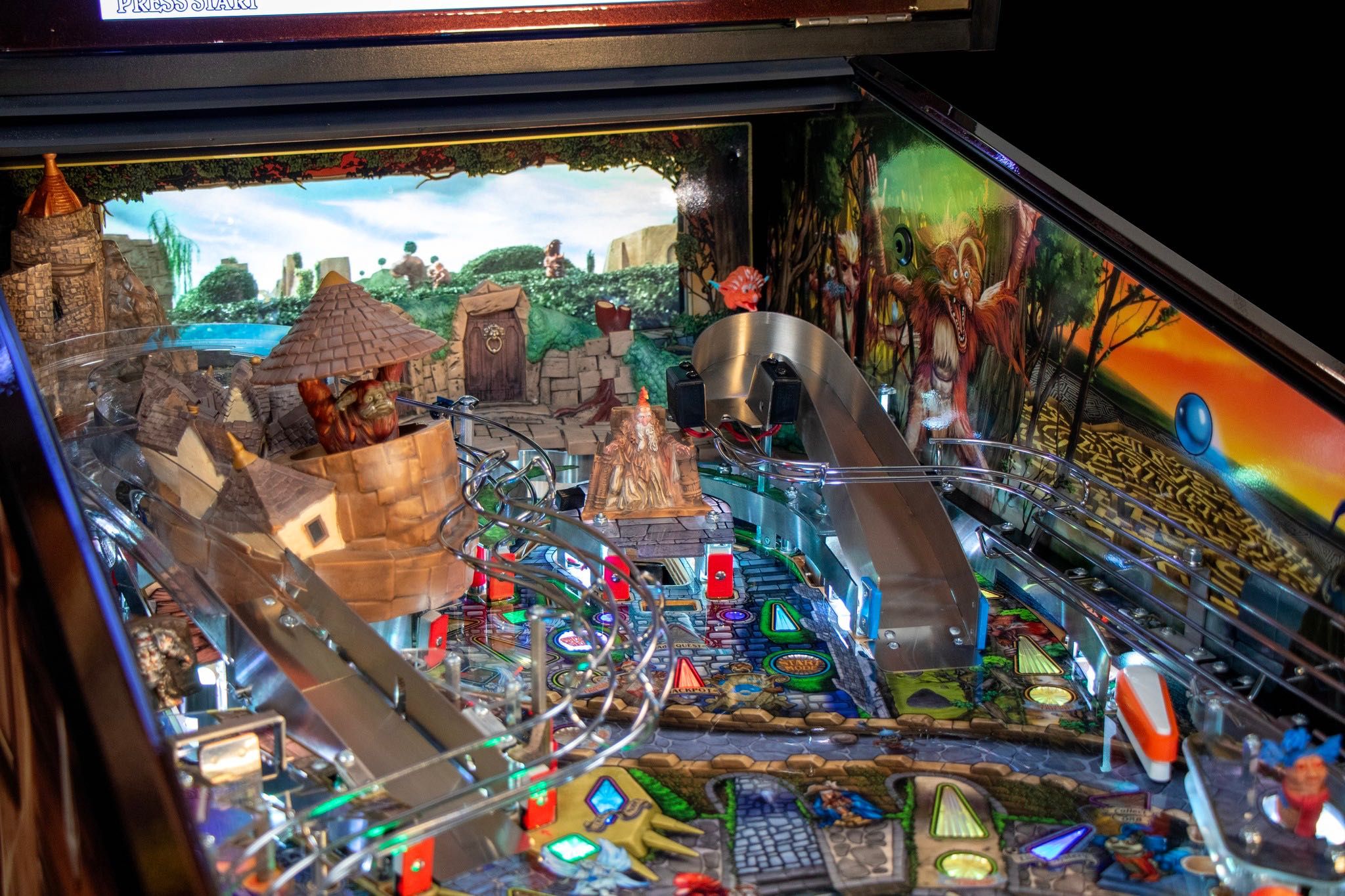 Pinball Flipper Fliper Jim Henson’s Labyrinth - Barrels of Fun