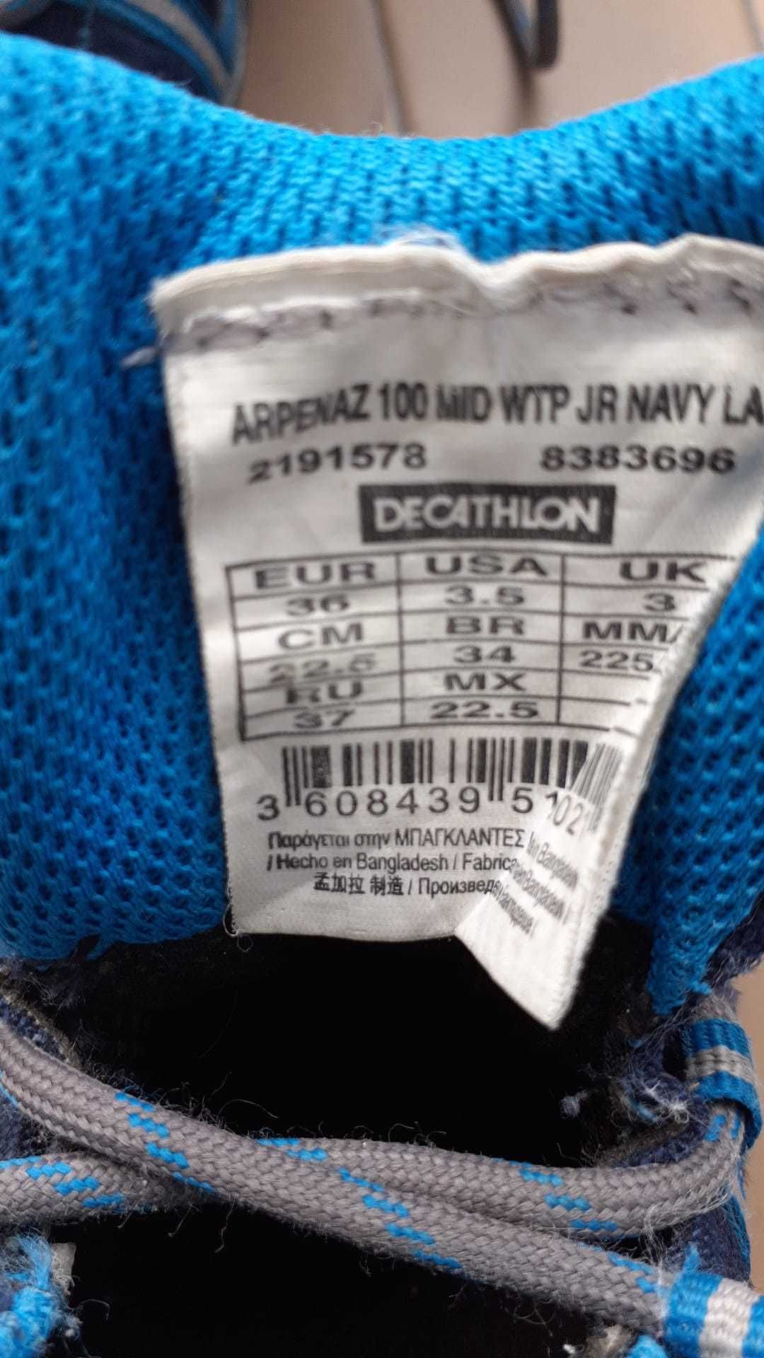 Buty górskie Quechua rozmiar 36 Decathlon