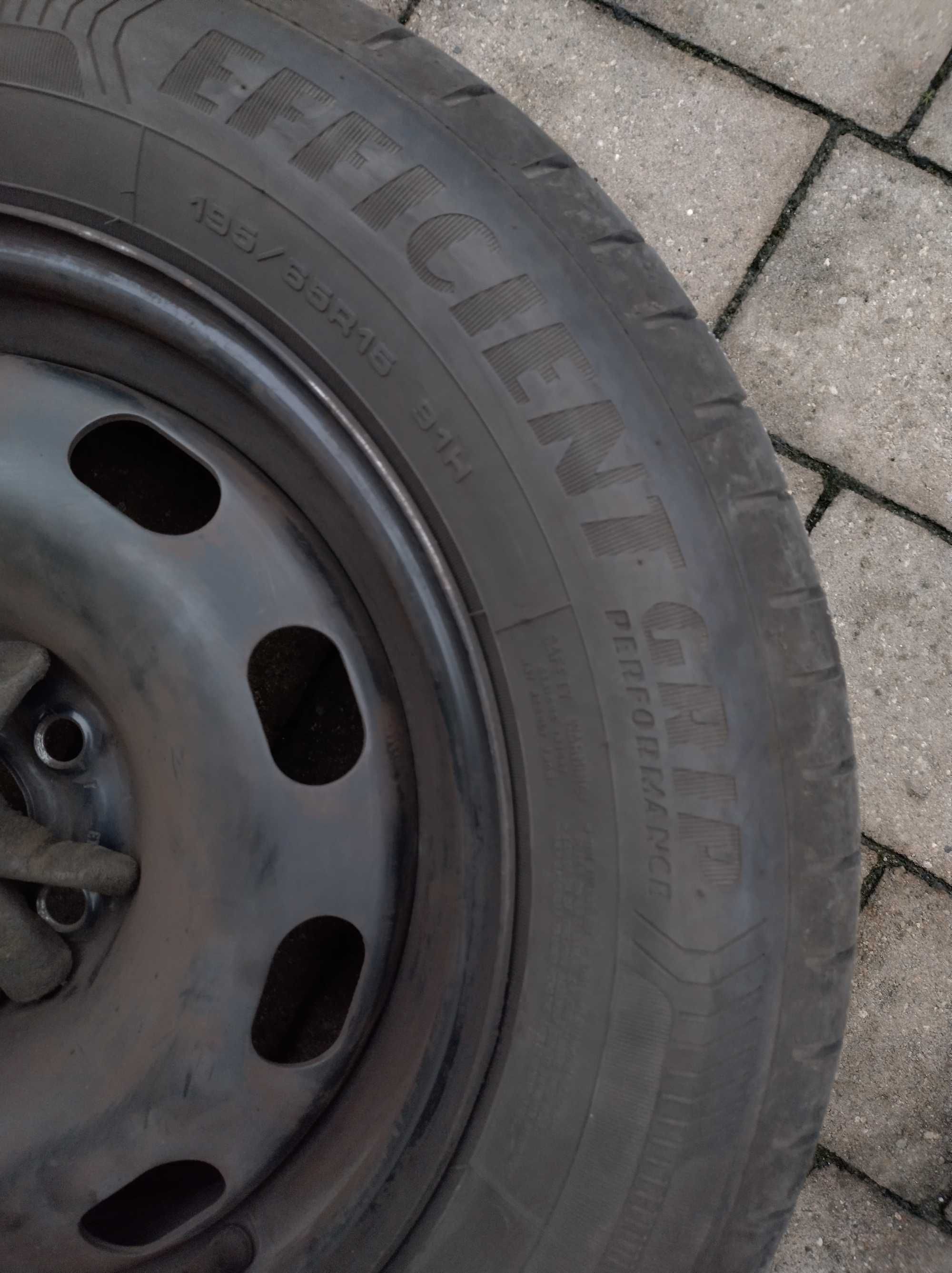 Goodyear Efficient 195/65 R15 letnie + felgi  ET38 6jx 15H2  x 4 szt.