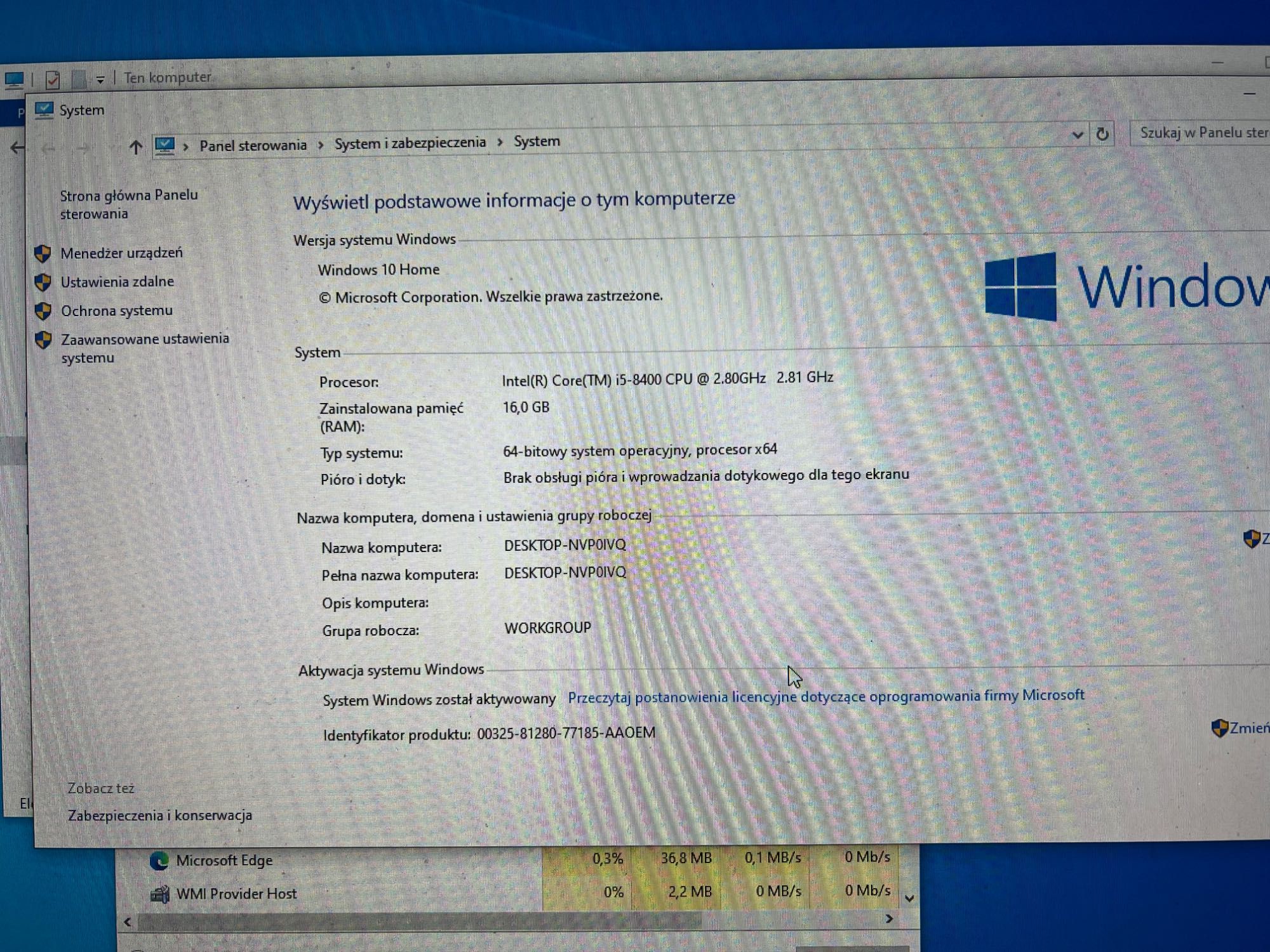 Komputer Stacjonarny MSI i5 8400 GTX 1060 6GB