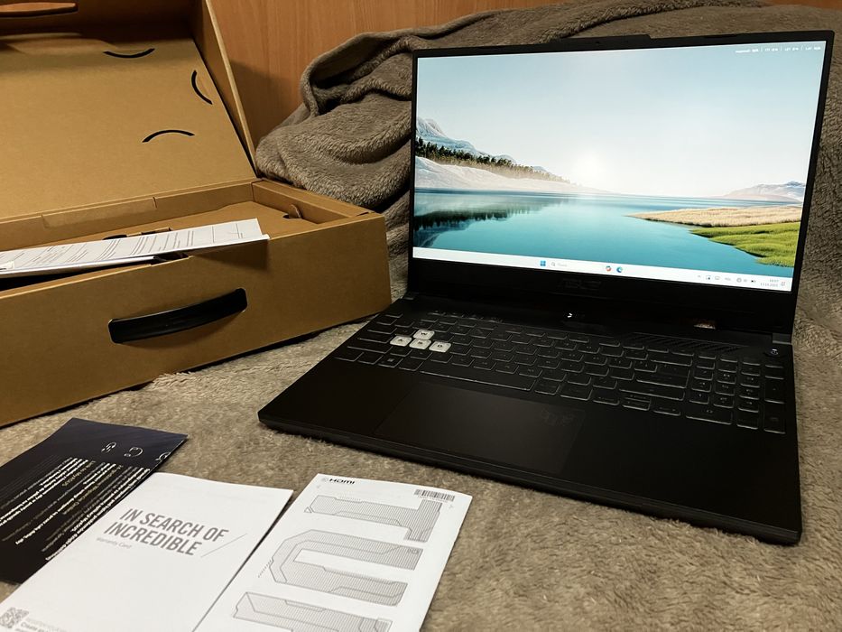 Laptop Asus tuf gaming f15 RTX 3050 i5-12500H 144Hz