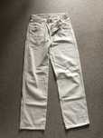 Spodnie jeansy beżowe kremowe pull and bear 40