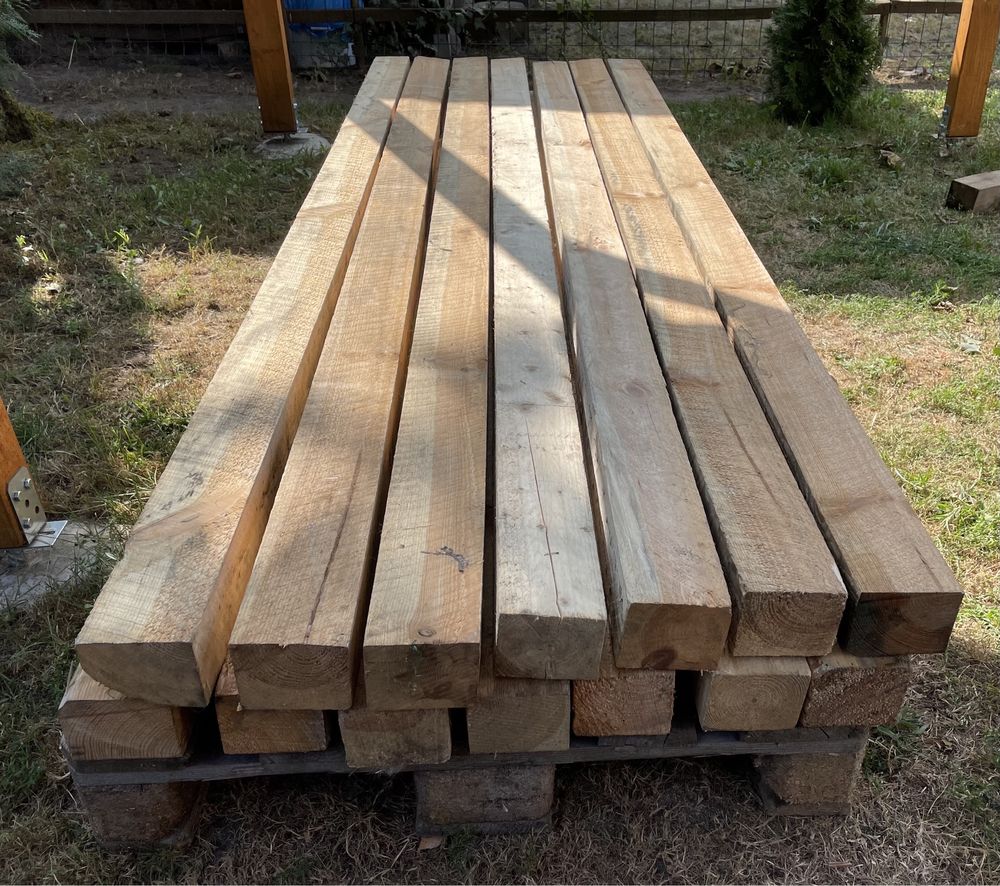 Kołki drewniane - Kantówki -  8 cm. x 10 cm. x 240 cm