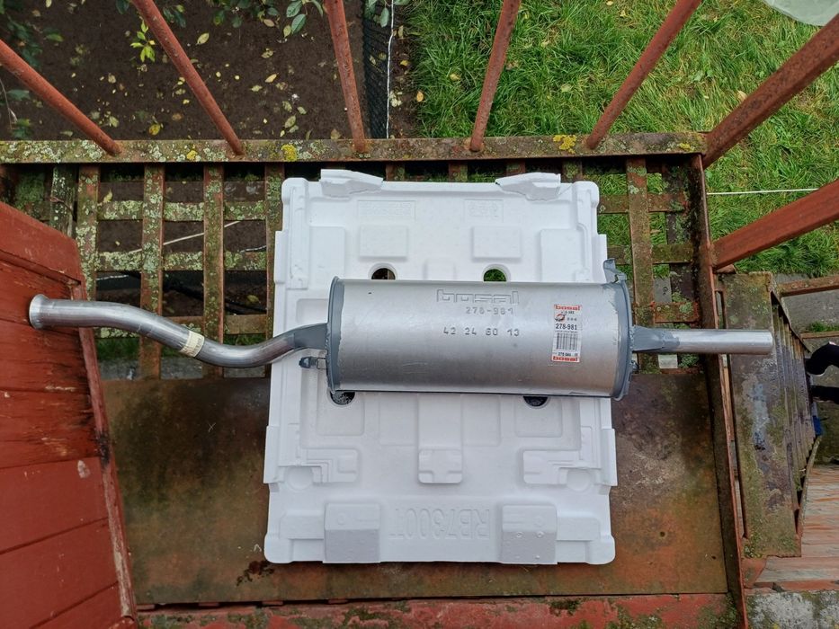 Глушник з подушками задній ВАЗ 2108, 09, 2113, 2114, 2115 глушитель