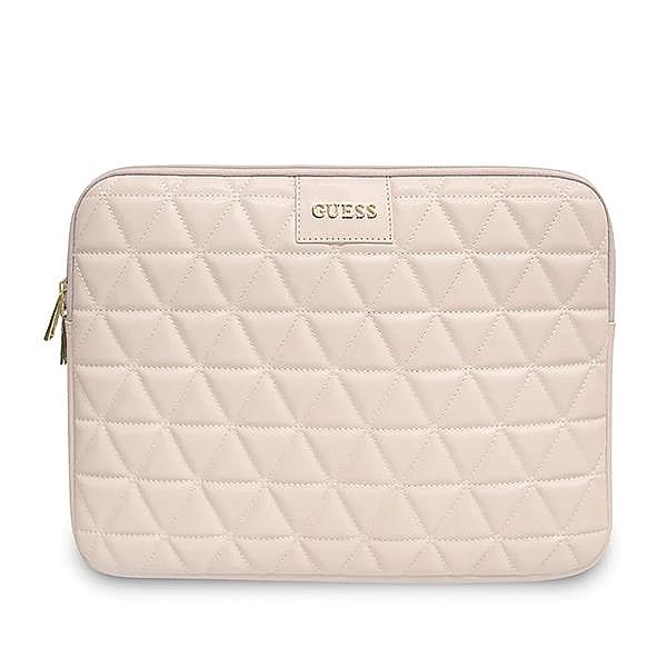 Pokrowiec Guess Quilted na laptopa 13'' - różowy