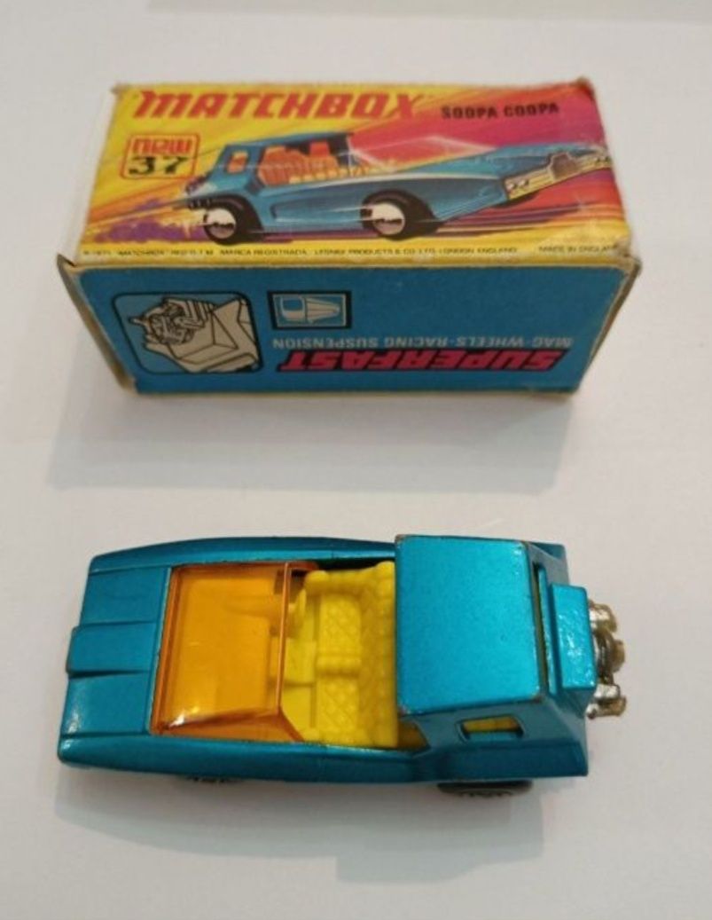 5 Carrinhos Matchbox anos 70