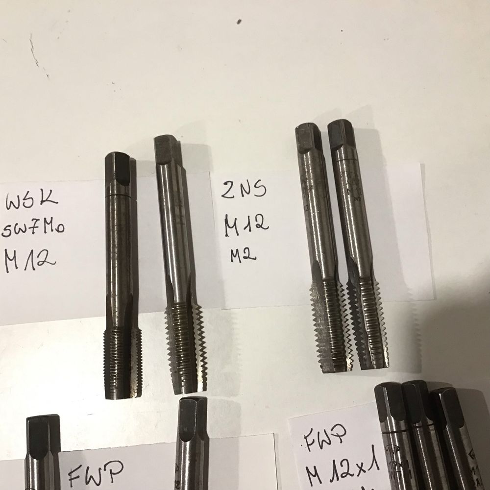 Gwintownik gwintowniki FWP Prl VIZ HSS M12 13 sztuk M10 2 sztuki