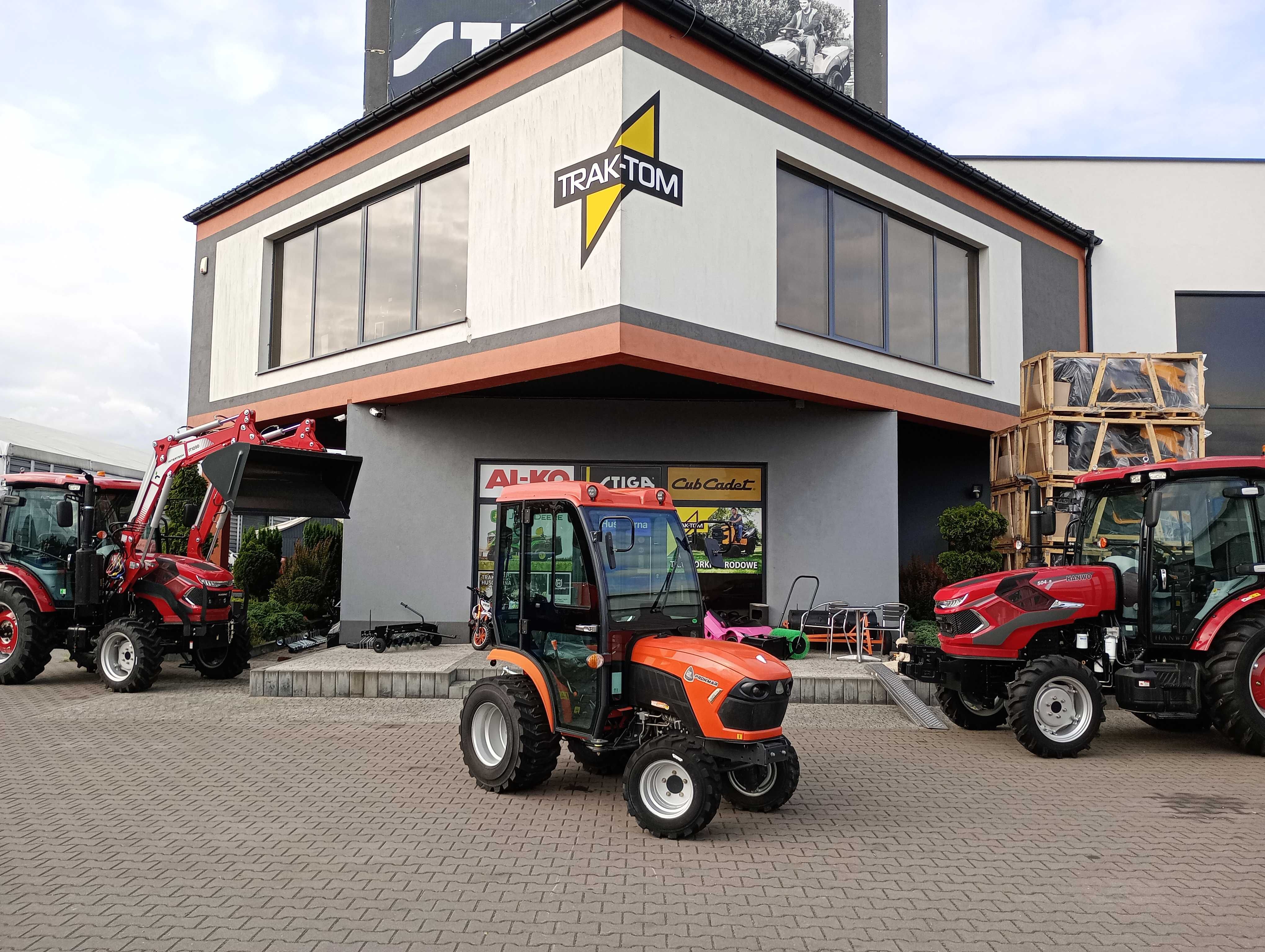 Nowy traktor ciągnik Prokmar 25KM 4x4, Kabina , jak Ursus , Kubota LS