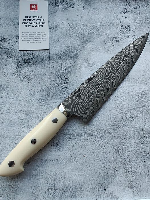 Японский Шеф нож 20 см Zwilling Miyabi Kramer дамаск 101 слой