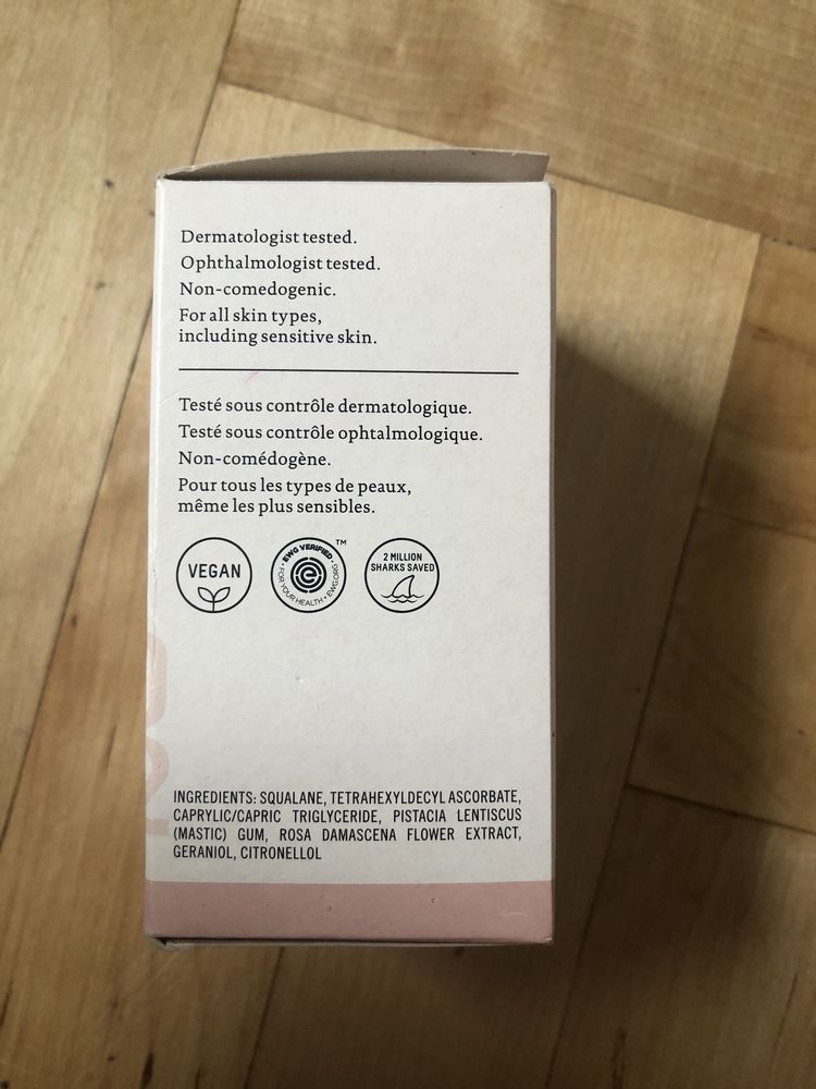 Biossance-Squalane and Vitamin C Rose Oil 30ml- nawilżający olejek