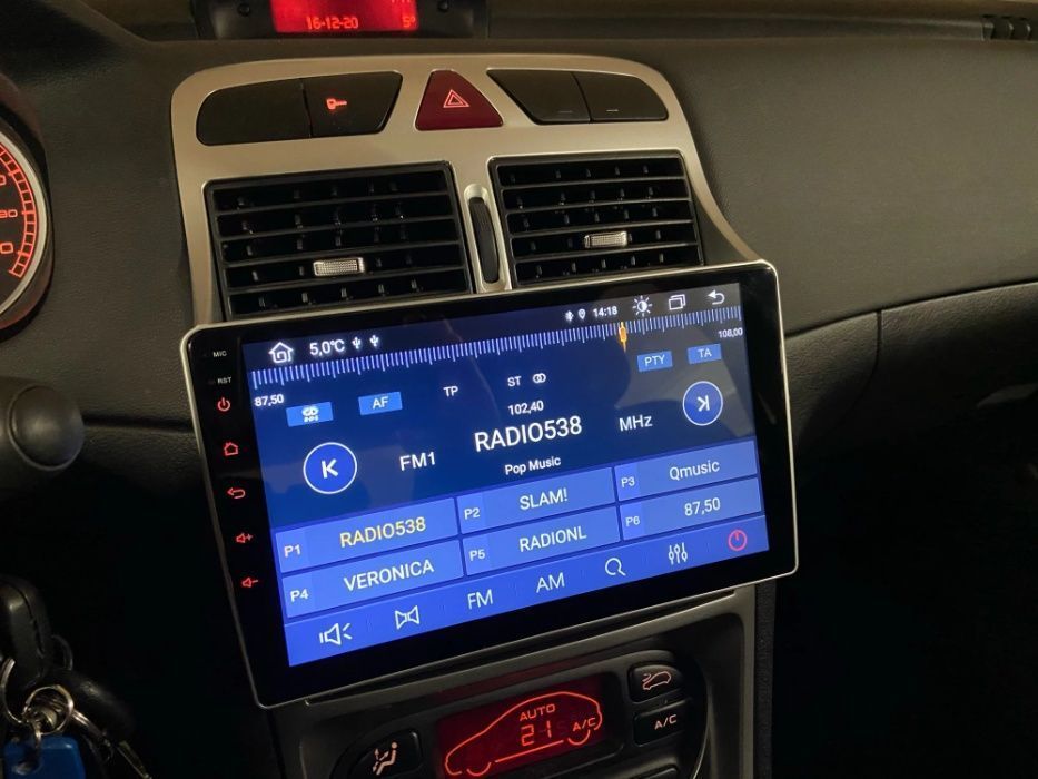 Rádio Peugeot 307 2 din auto android