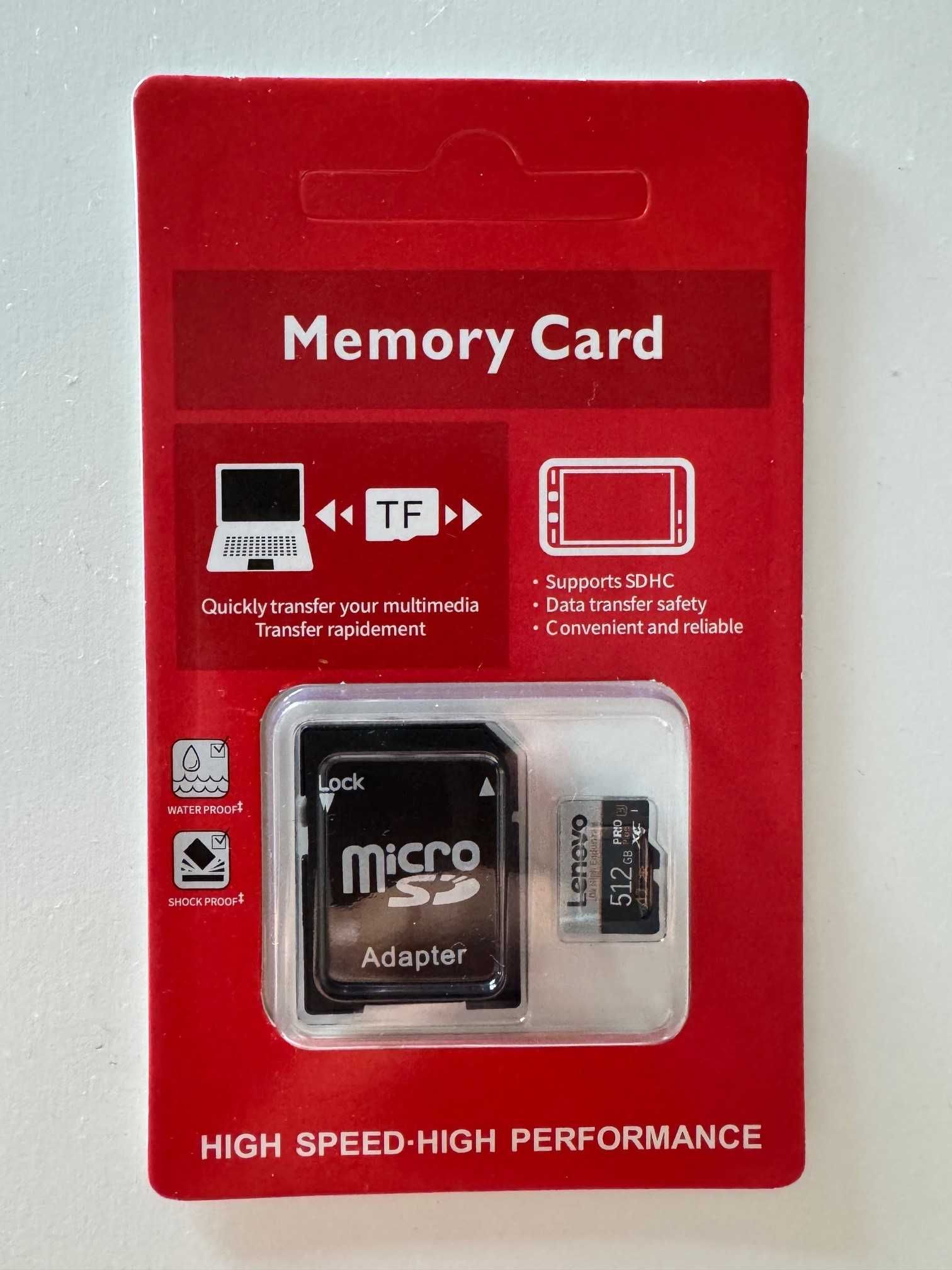 Cartão Memória Micro SD 512GB