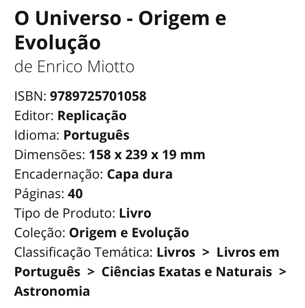 A Vida e o Universo - Origem e Evolução de Alexandre Garassino