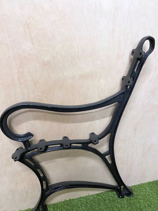 NOWOŚĆ żeliwny taboret ŁAWA bez oparcia ŻELIWO odlew NOGI boki ŻELIWNE