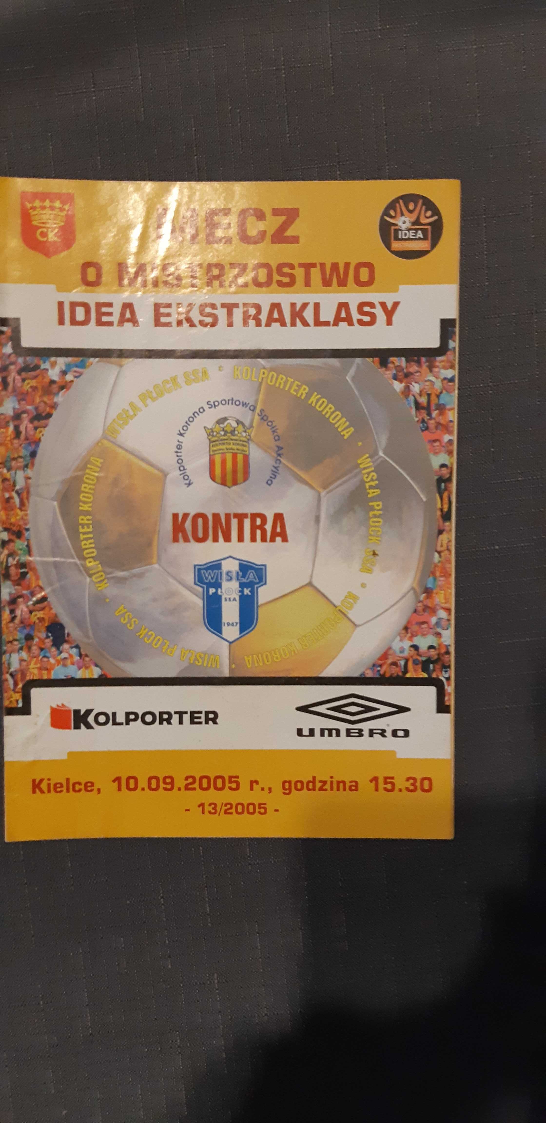 program Korona Kielce - Wisła Płock  10.09.2005