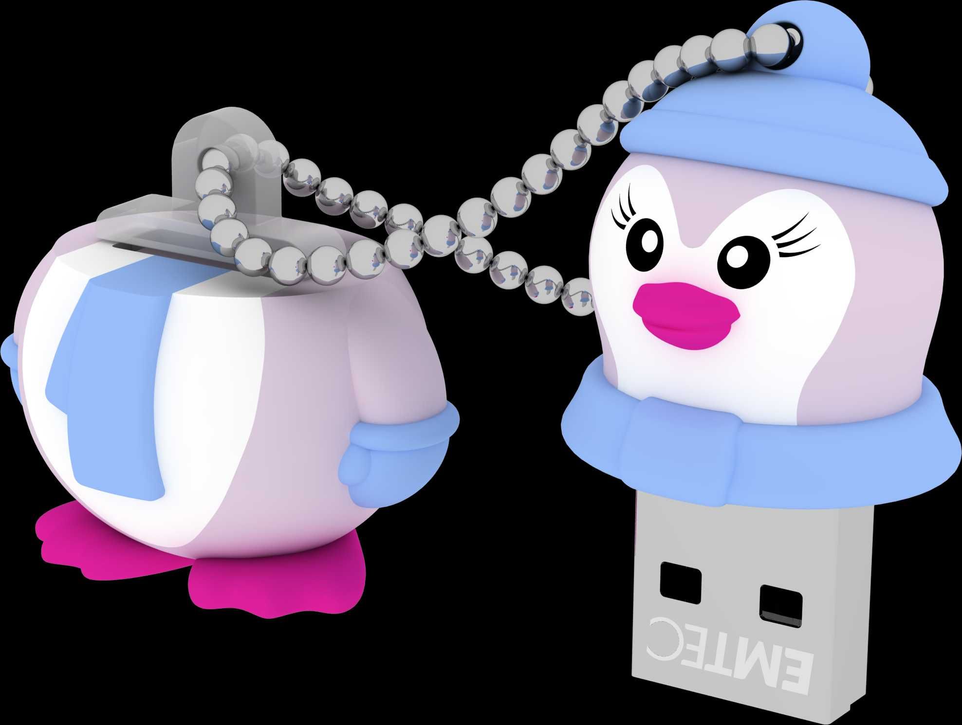 Pamięć Pendrive 8 GB EMTEC M336 Miss Penguin 8GB USB 2.0